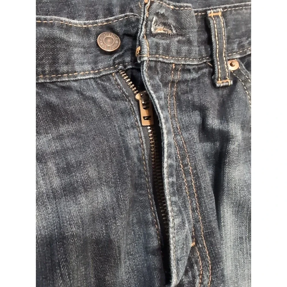 LEVI'S 505 BLUE DENIM STRAIGHT MEN'S SIZE 33 x 32   EUC